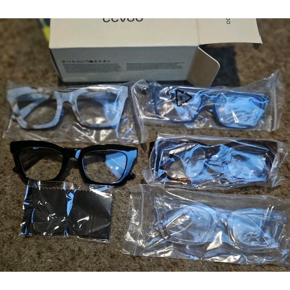 CCVOO 5 Pack Reading Glasses Assorted Colors 2.75 Magnification - Picture 2 of 9